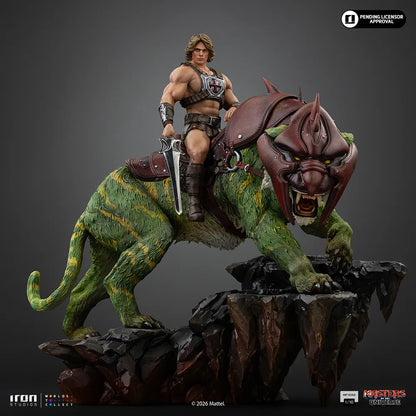 Masters of the Universe 2026 – Statue He-Man & Battle Cat Deluxe Art Scale 1/10 par Iron Studios
