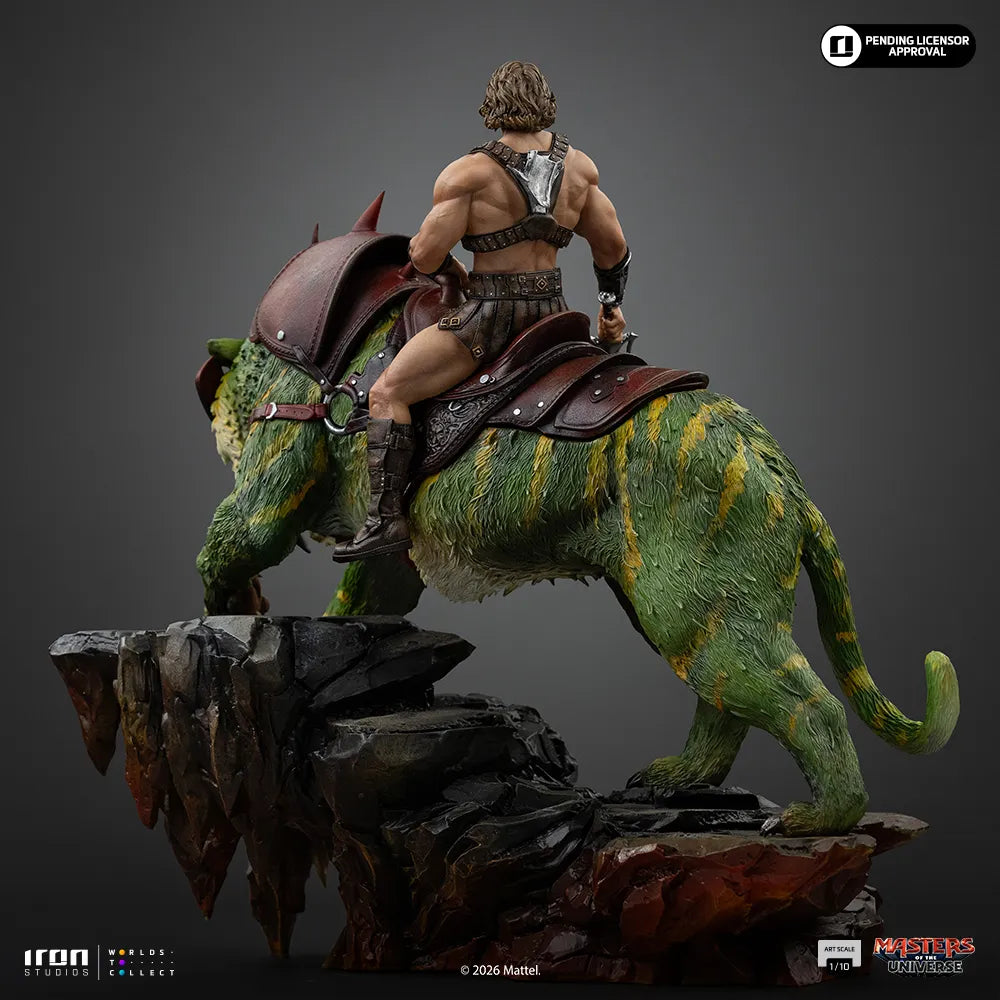 Masters of the Universe 2026 – Statue He-Man & Battle Cat Deluxe Art Scale 1/10 par Iron Studios