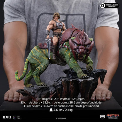 Masters of the Universe 2026 – Statue He-Man & Battle Cat Deluxe Art Scale 1/10 par Iron Studios
