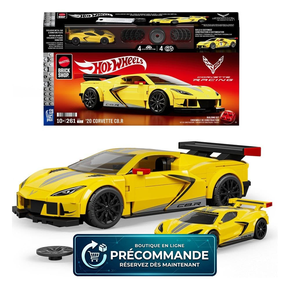 Hot Wheels Speed – Mattel Brick Shop ‘20 Corvette C8.R 1/32