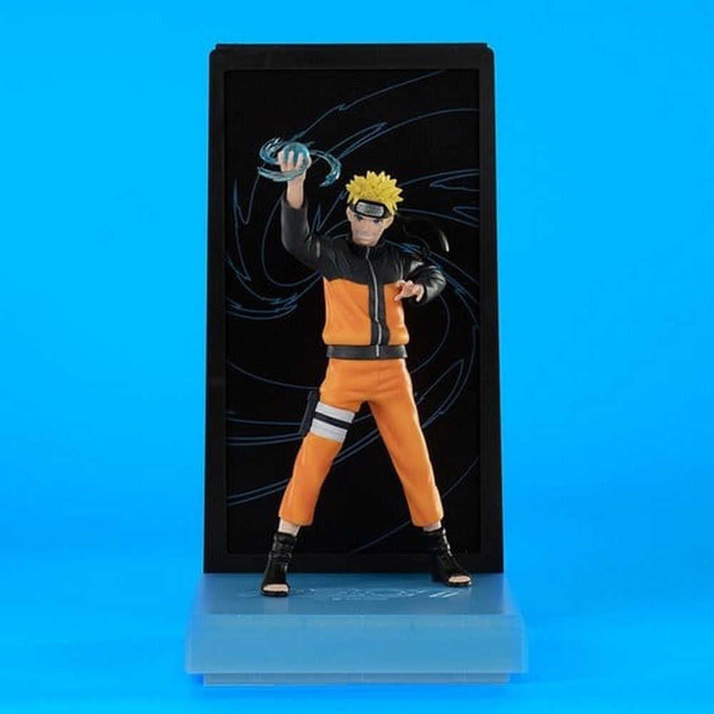 Figurine Naruto Neon Tsume de 25 cm représentant Naruto Uzumaki en pose dynamique, détails lumineux et couleurs vives.