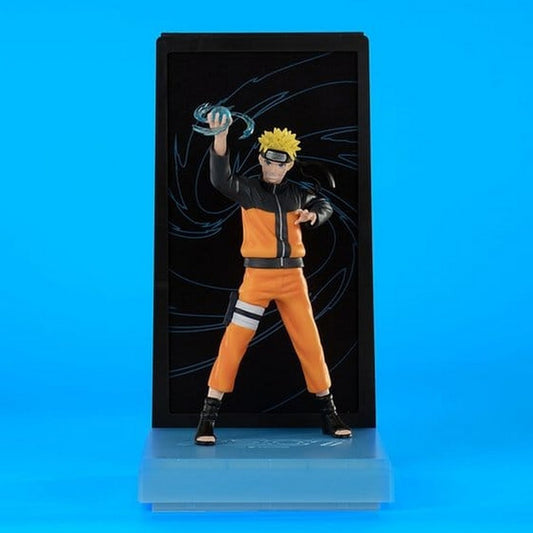 Figurine Naruto Neon Tsume de 25 cm représentant Naruto Uzumaki en pose dynamique, détails lumineux et couleurs vives.