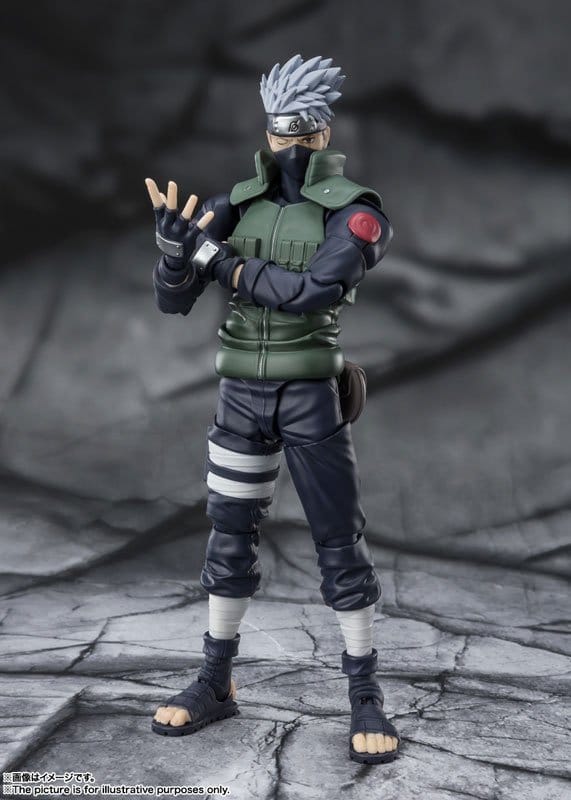 Naruto – S.H.Figuarts Kakashi Hatake – The Famed Sharingan Hero 16 cm