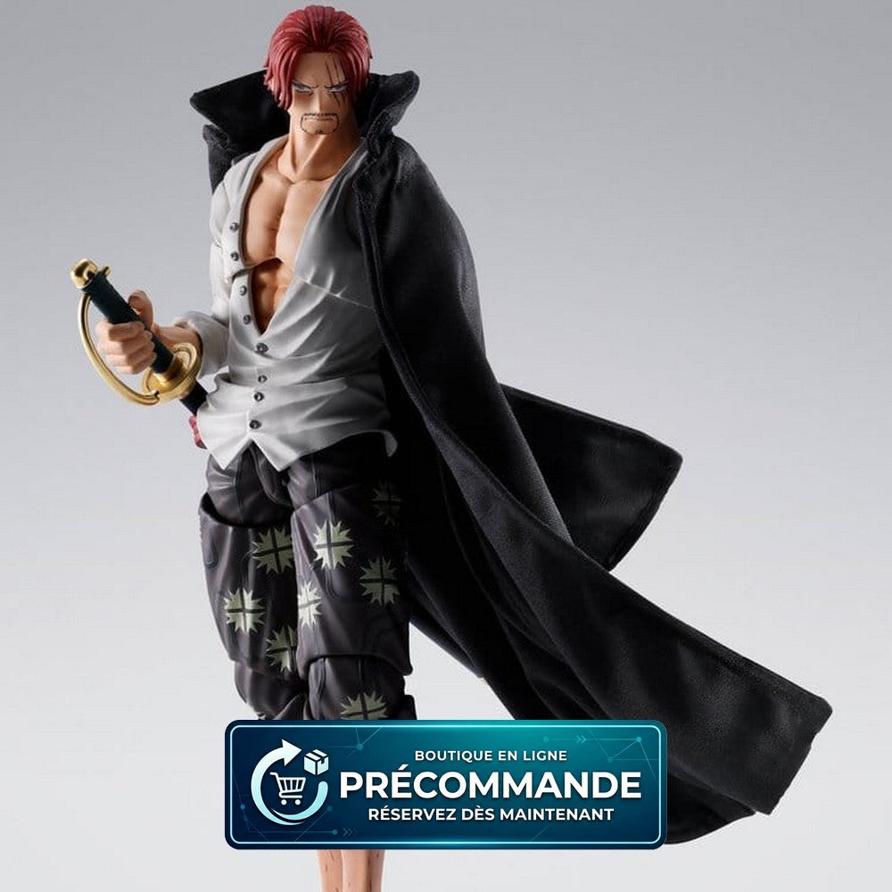 One Piece – Figurine S.H.Figuarts Shanks « Marineford » – 17 cm