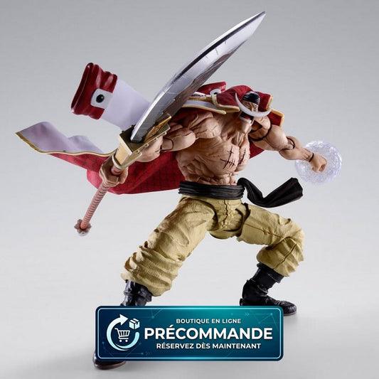 figurine Edward Newgate (Barbe Blanche) S.H.Figuarts de One Piece, Marineford, 24,5 cm, par Bandai Tamashii Nations