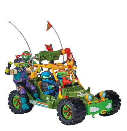 Tortues Ninja x G.I. Joe Crossover Classics véhicule A.W.E. Shell-Striker avec figurine - Toys Legacy Collection