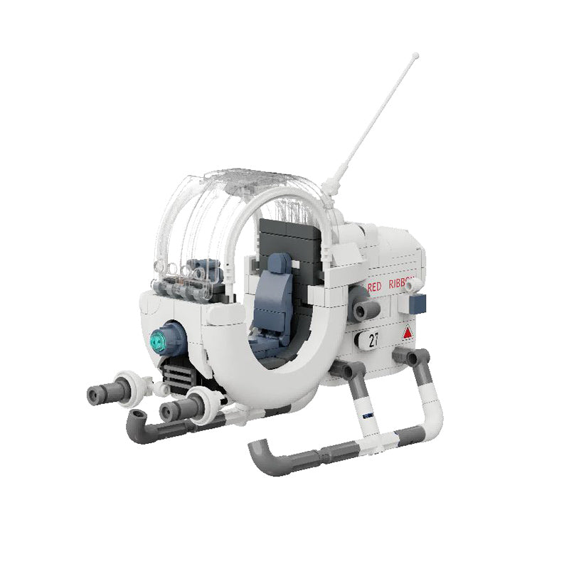 DBZ Dragon Ball Classic Ride Pantasy 87008 Red Ribbon Army Aircraft 16cm - Toys Legacy Collection