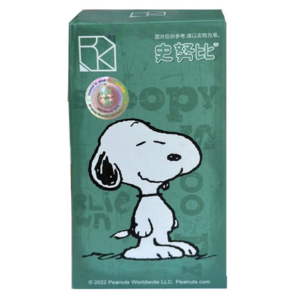 Briques de construction Miniso Peanuts Snoopy en boîte surprise à assembler, emballage abîmé