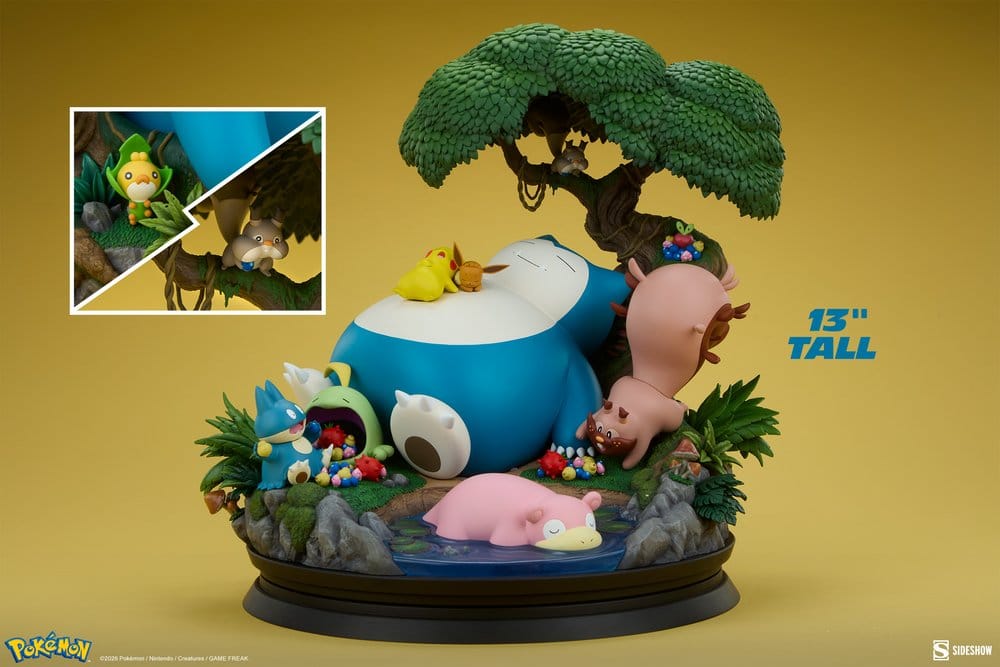 Pokémon – Diorama Ronflex – 33 cm