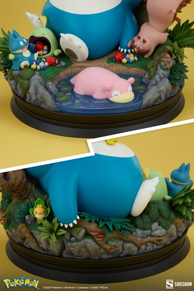 Pokémon – Diorama Ronflex – 33 cm