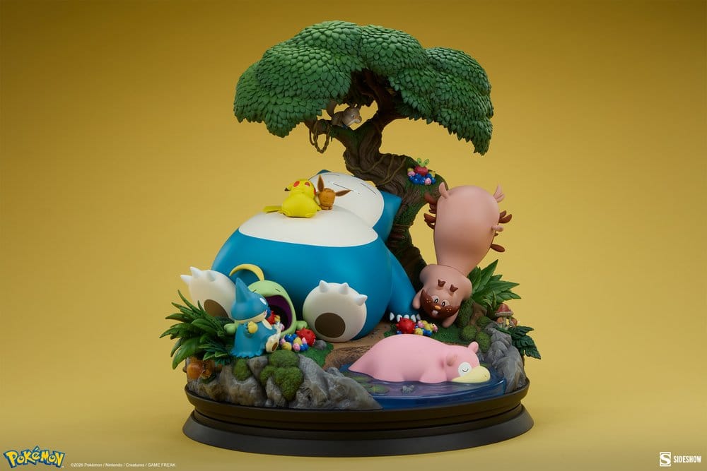 Pokémon – Diorama Ronflex – 33 cm