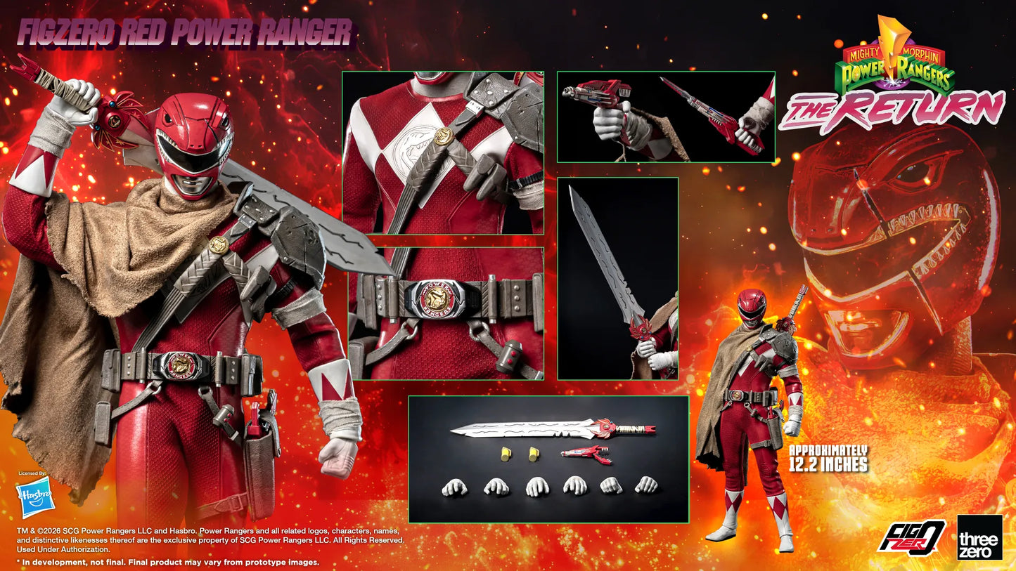 Threezero - MMPR THE RETURN RED POWER RANGER 1/6 action figure