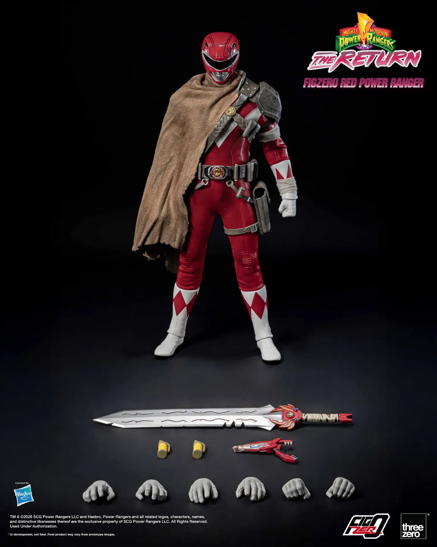 Threezero - MMPR THE RETURN RED POWER RANGER 1/6 action figure