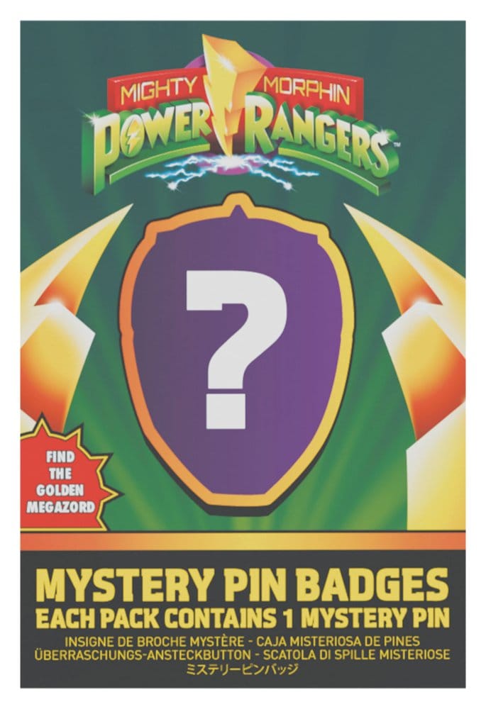 Power Rangers – Mystery Pins – Blind Box – Assortiment de 12