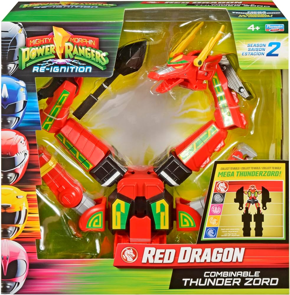 Power Rangers – Thunderzord Dragon rouge - Zord
