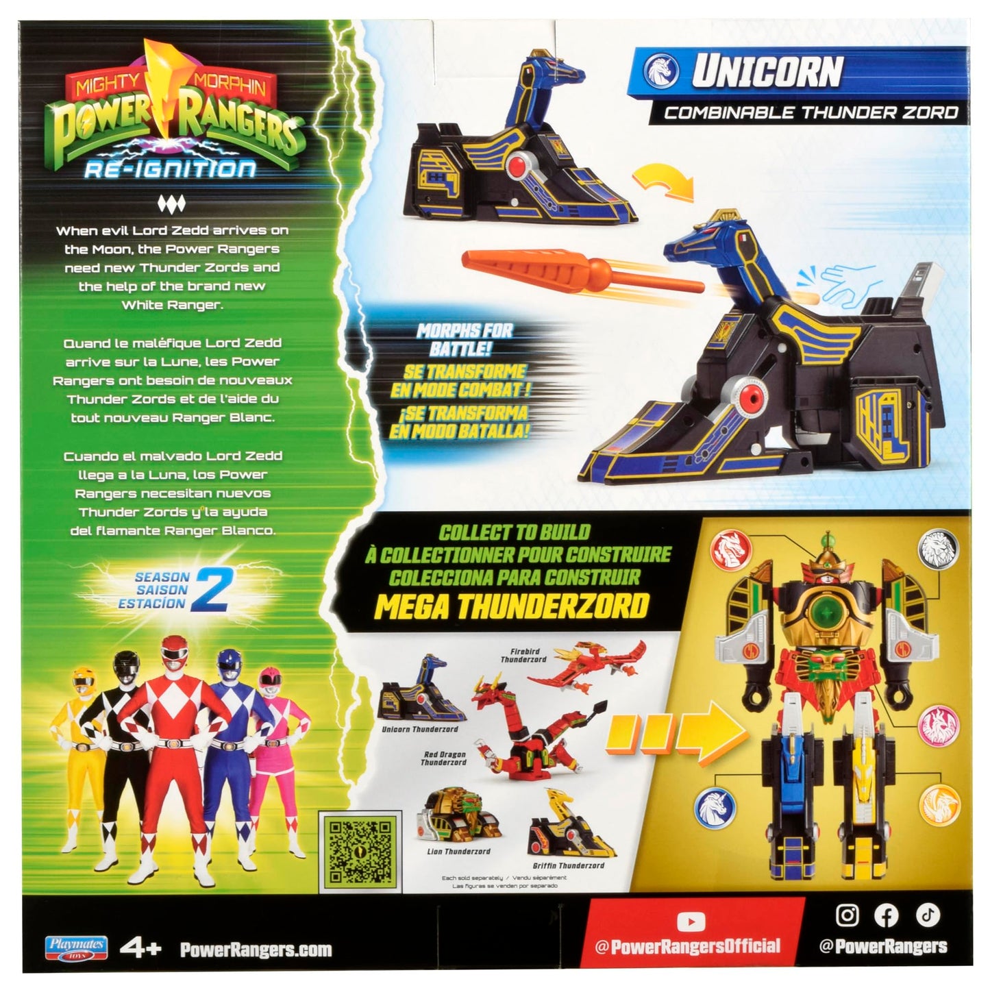 Power Rangers – Thunderzord Unicorn ( Licorne ) - Zord