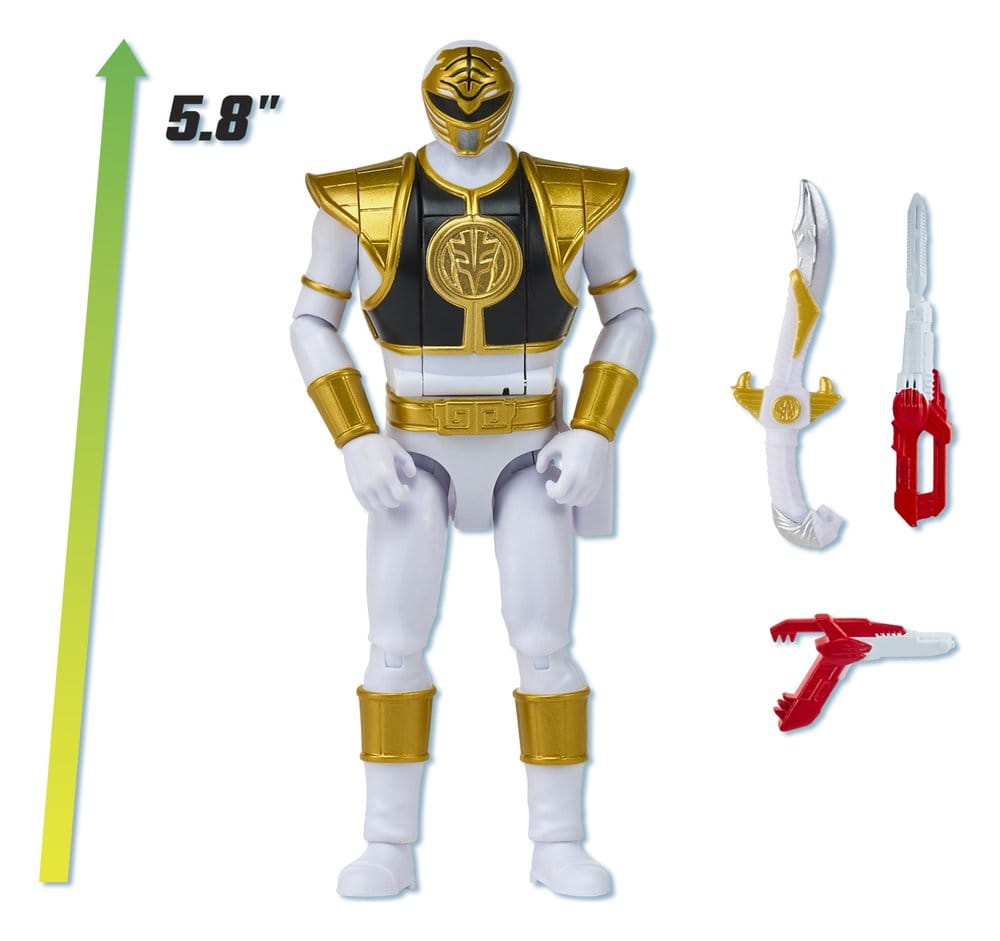 Power Rangers Auto-Morphin figurine White Ranger 15 cm