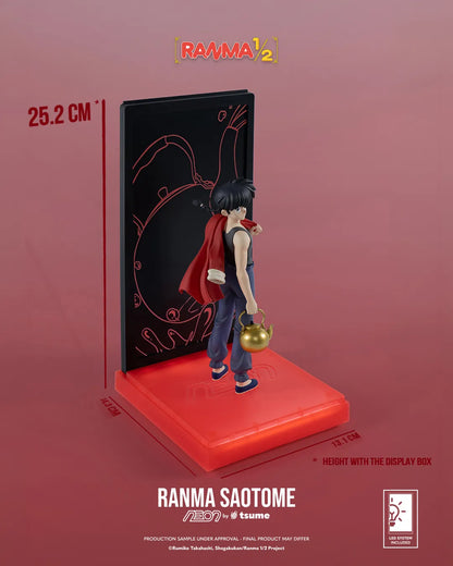 Ranma 1/2 – Ranma Saotome Boy Neon Figure – Figurine Tsume 25 cm