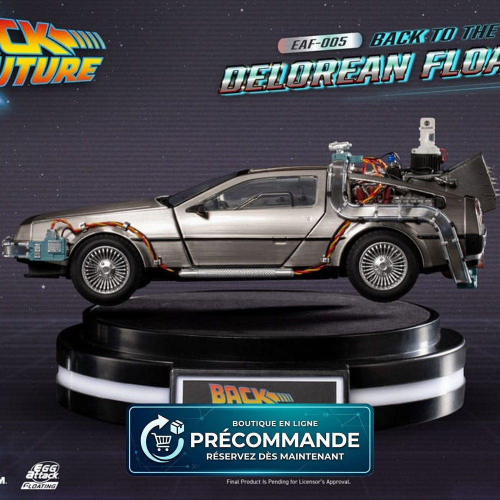 Retour vers le Futur II – DeLorean Time Machine Floating Replica 20 cm