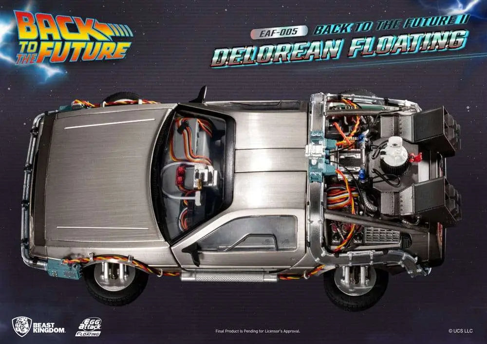 Retour vers le Futur II – DeLorean Time Machine Floating Replica 20 cm