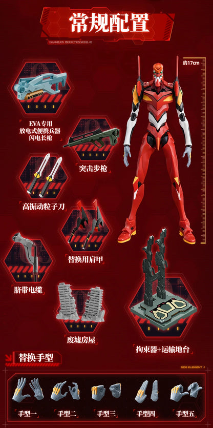 EVANGELION - Unit 02 - Model Kit Ultra Action Blokees