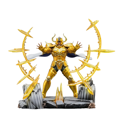 Statuette Taurus Aldebaran 1/10 Art Scale de Saint Seiya par Iron Studios, 30 cm, figurine détaillée du chevalier du zodiaque.