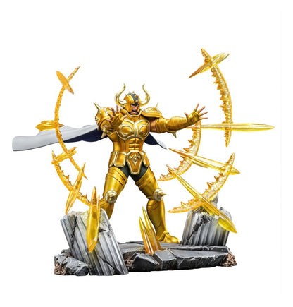 Statuette Saint Seiya Taurus Aldebaran 1/10 Art Scale, figurine Iron Studios de 30 cm représentant le chevalier du zodiaque.