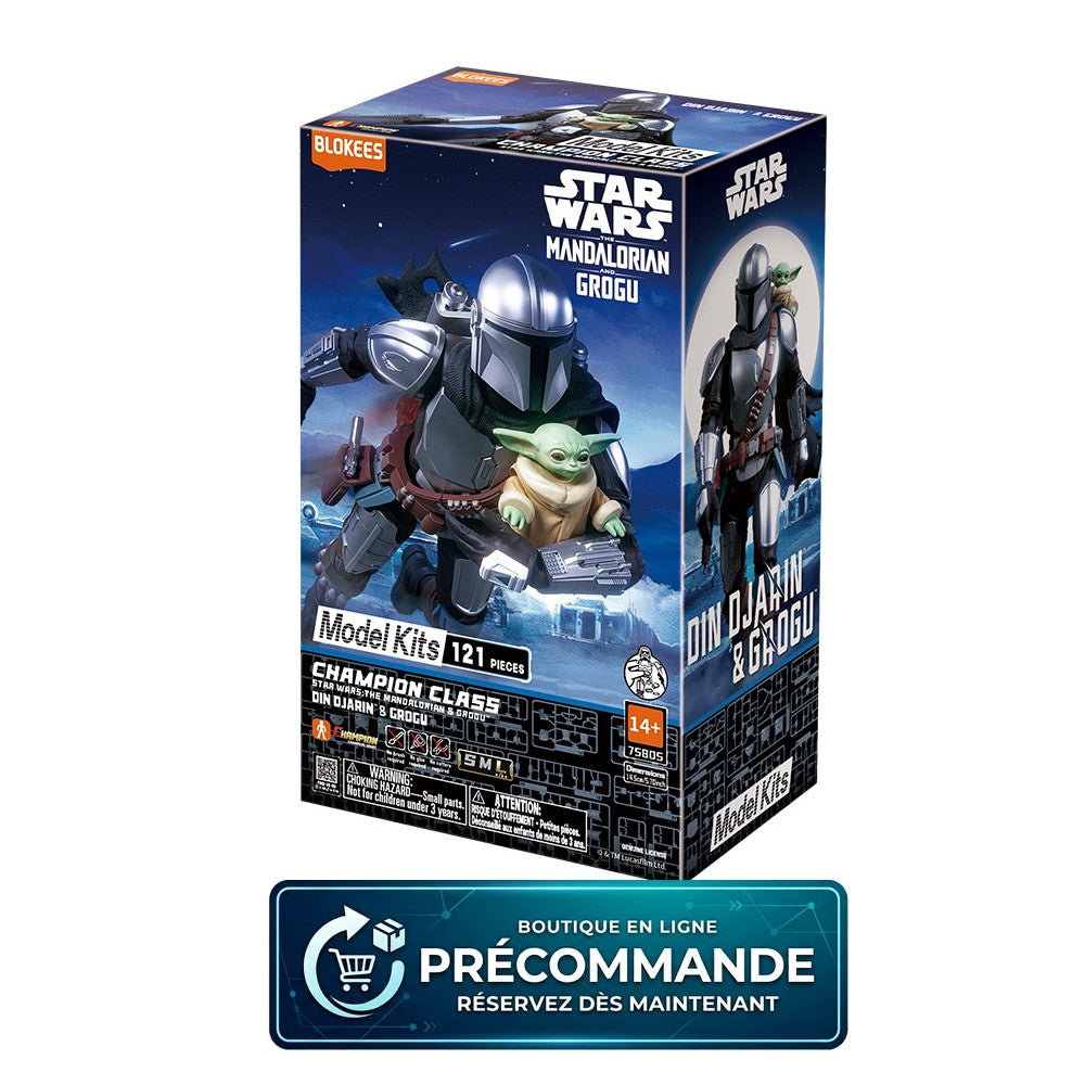 Star Wars Blokees Mandalorian Champion Class 05 Din Djarin And Grogu