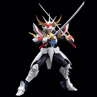 Figurine Sentinel Kikoutei Rekka Yoroiden Samurai Troopers, 16 cm, en pose dynamique, détail précis, collection de figurines de samurai.