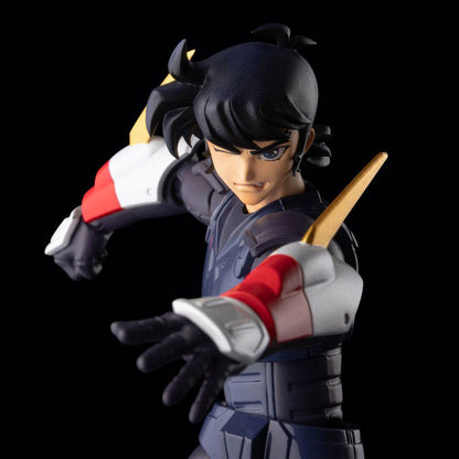 Figurine Sentinel Kikoutei Rekka Yoroiden Samurai Troopers, 16 cm, détail précis, pose dynamique, figurine de collection.