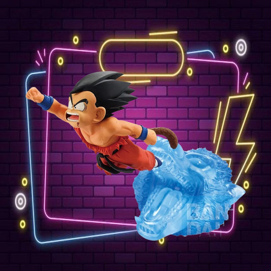 Figurine Banpresto Dragon Ball Ichibansho Dragon History II Son Goku, personnage en position dynamique, détails précis et couleurs vives.