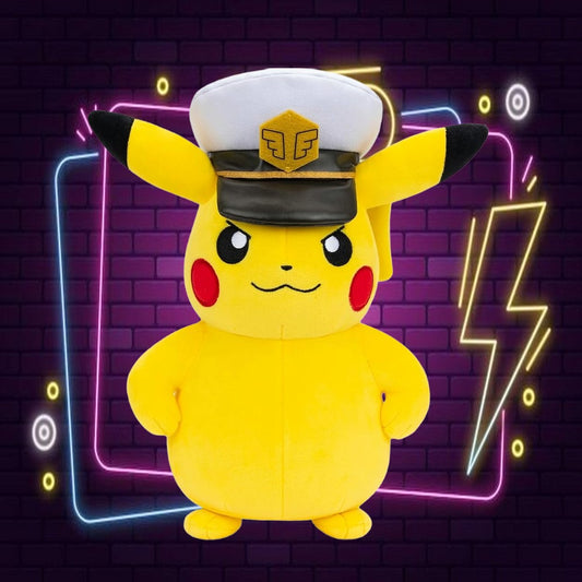 Pokemon peluche Captain Pikatchu 20cm