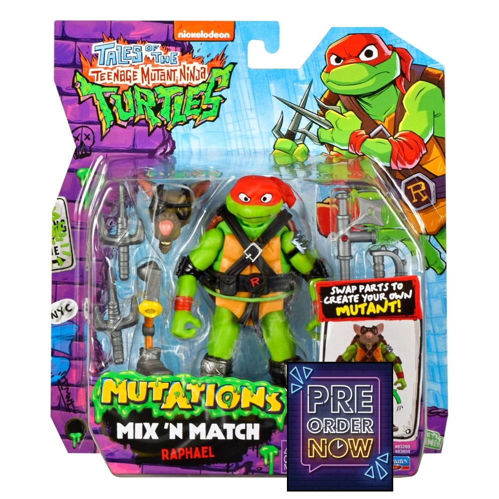 Tales of the Teenage Mutant Ninja Turtles : Figurine Mix 'n Match Raphael 12 cm - Toys Legacy Collection