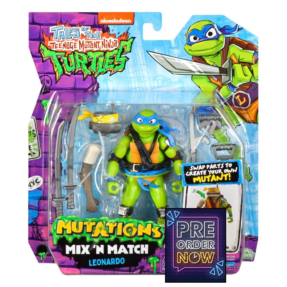 Tales of the Teenage Mutant Ninja Turtles : Figurine Mix 'n Match Leonardo 12 cm - Toys Legacy Collection