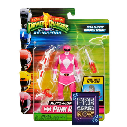Flippin'morphin Pink Ranger figure