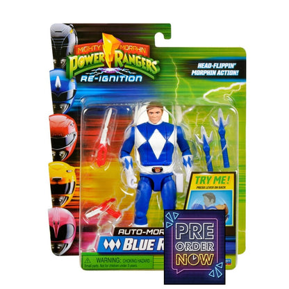 Flippin'morphin Blue Ranger figure