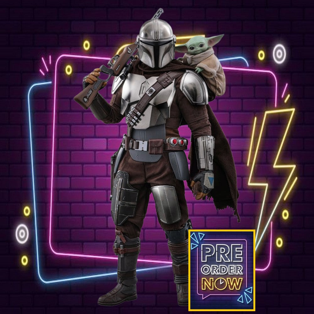 Star Wars: The Mandalorian & Grogu Movie Masterpiece figurine 1/6 The Mandalorian and Grogu 31 cm - Toys Legacy Collection