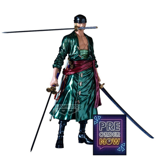 ONE PIECE - Roronoa Zoro - Figurine Premium The Metallic 30cm - Toys Legacy Collection