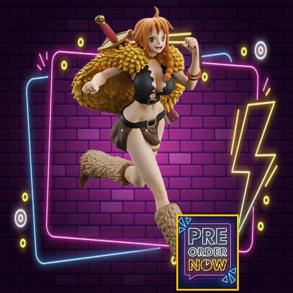 Figurine Nami ONE PIECE Giant Bash !! Vol.1 de 15 cm de Bandai, personnage de l'anime avec détails colorés.