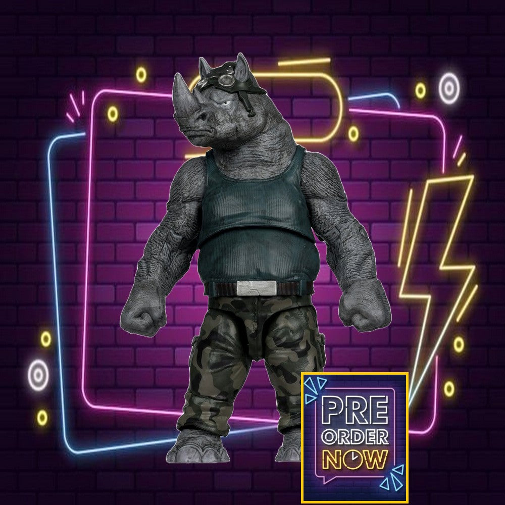 Tortues Ninja Page Punchers figurine Rocksteady 17 cm