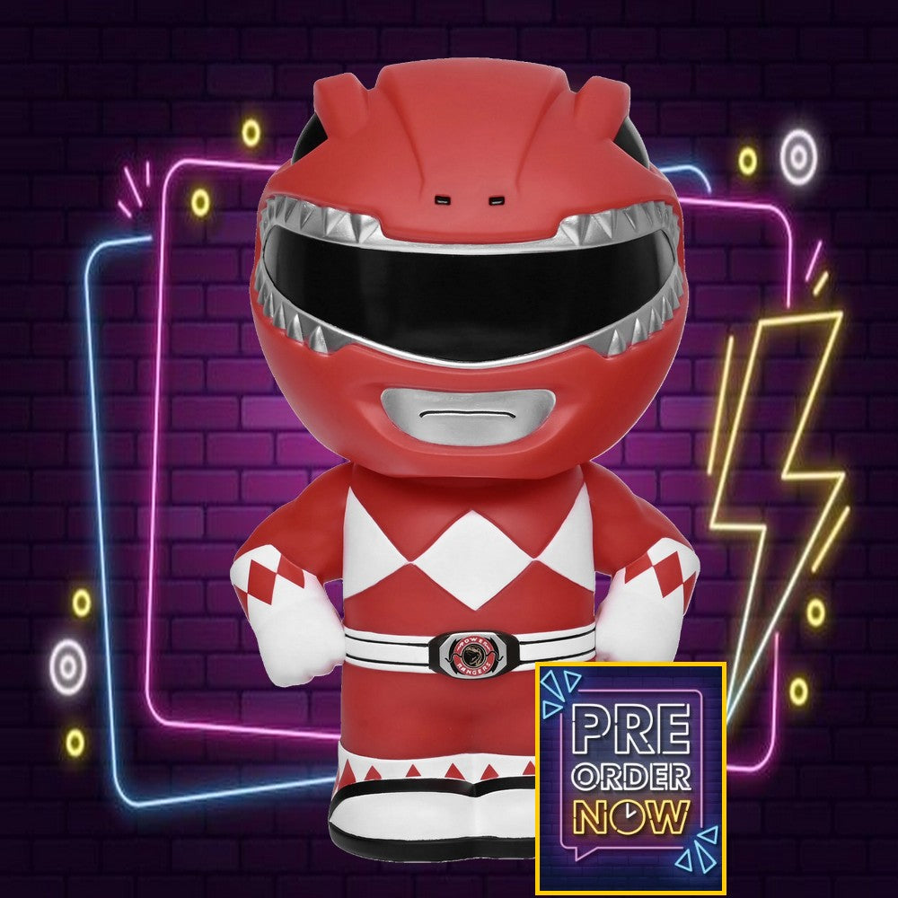 POWER RANGERS - Rouge - Tirelire - Toys Legacy Collection