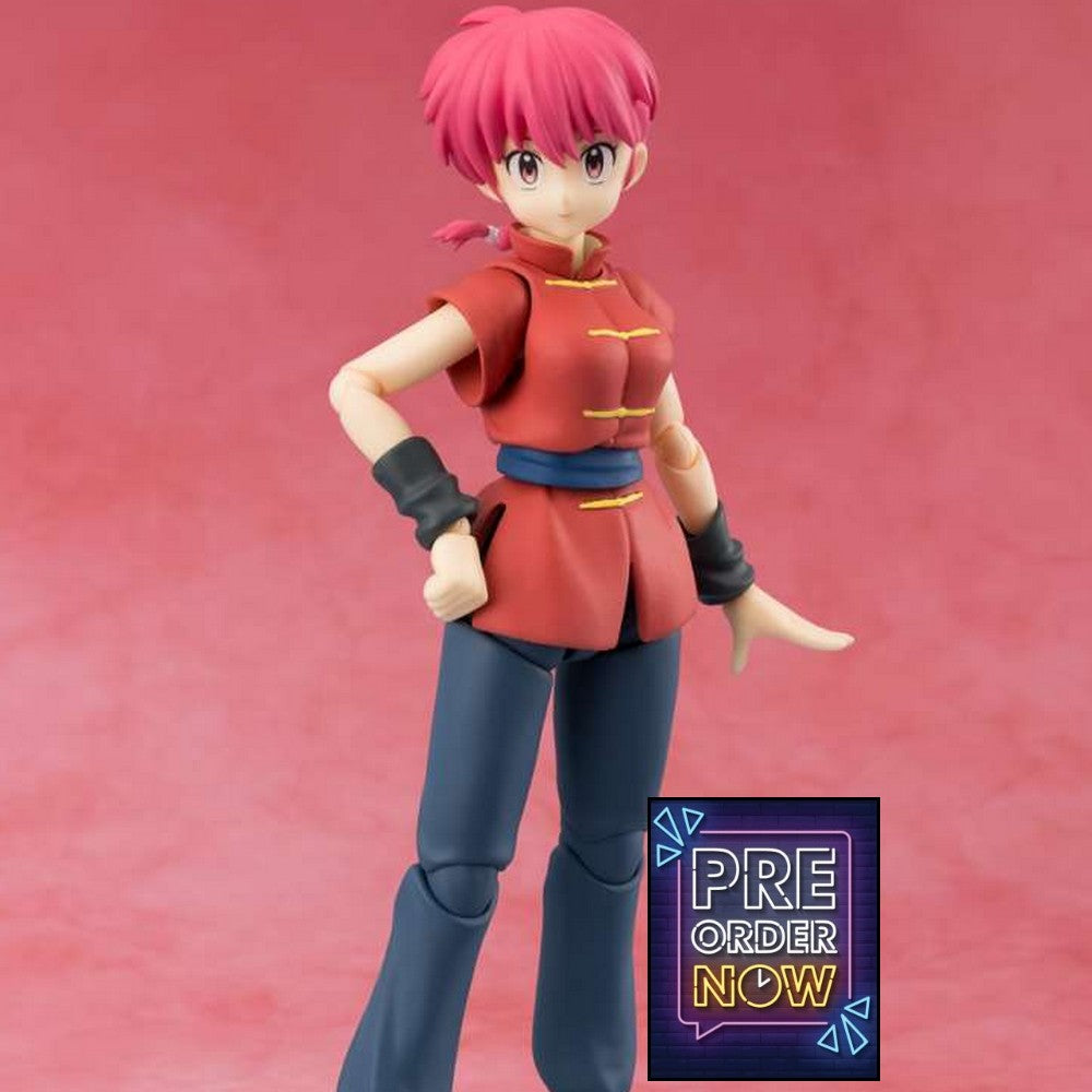RANMA 1/2 - Ranma (Fille) - Figurine S.H. Figuarts 12cm - Toys Legacy Collection