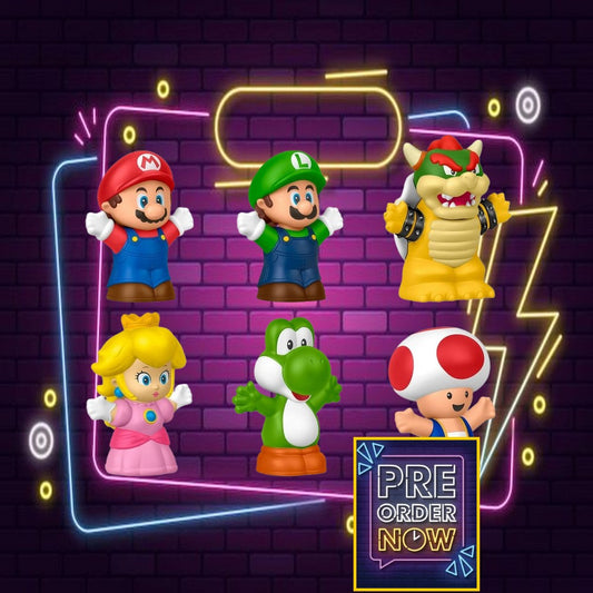 My Mario Little People Collector pack 6 minifigurines 7 cm - Toys Legacy Collection