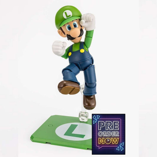SUPER MARIO - Luigi - Figurine S.H. Figuarts 11cm - Toys Legacy Collection