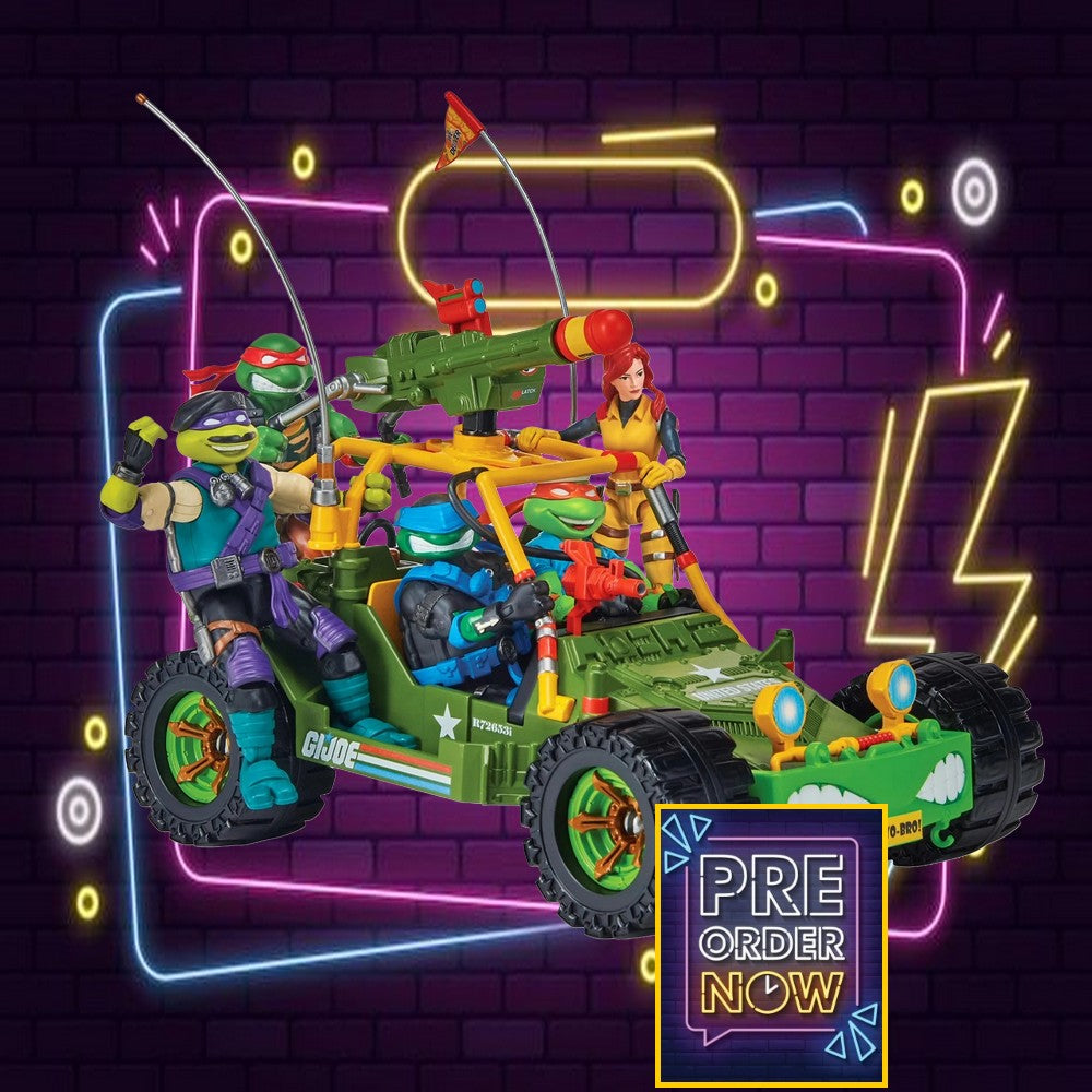 Tortues Ninja x G.I. Joe Crossover Classics véhicule A.W.E. Shell-Striker avec figurine - Toys Legacy Collection