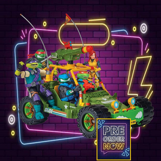 Tortues Ninja x G.I. Joe Crossover Classics véhicule A.W.E. Shell-Striker avec figurine - Toys Legacy Collection