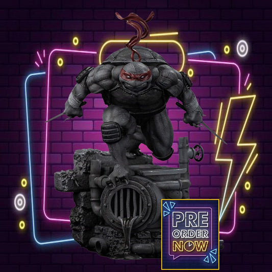 Tortues Ninja statuette 1/10 Art Scale Raphael Black and White Variant 26 cm - Toys Legacy Collection