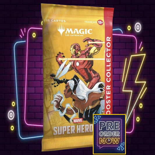Magic the Gathering Marvel Super Heroes boosters collector *FRANCAIS* - Toys Legacy Collection