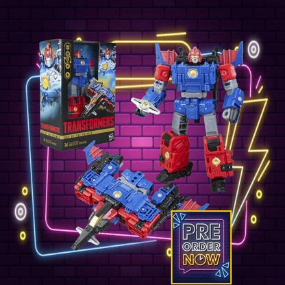 TRANSFORMERS Age of the Primes - Nexus Prime Voyager - Figurine 15.5cm - Toys Legacy Collection