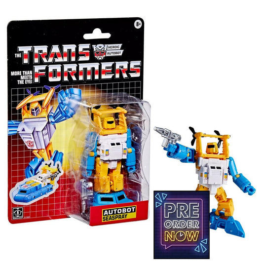 TRANSFORMERS - Autobot Seaspray - Figurine Retro G1 12.7cm